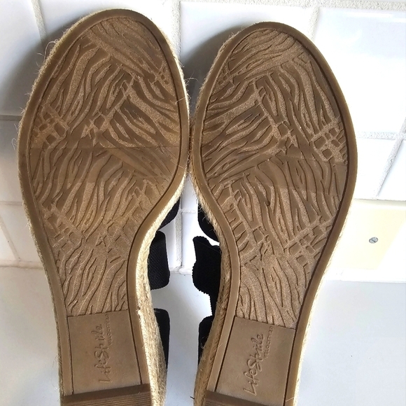 Lifestride Women's Kascade Slip On Espradrille Size 6 Black EUC - Picture 6 of 8